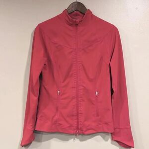 Zella Track Jacket, Hot Pink Womens Small Active Stretch Yoga Pockets